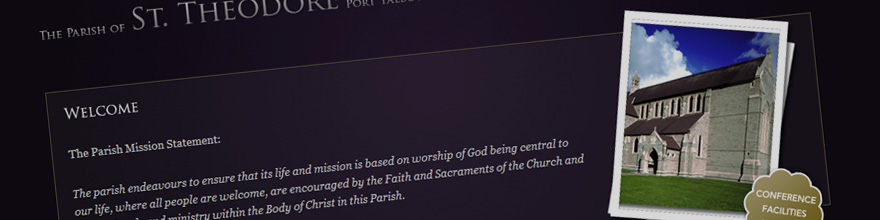 Example of The Parish of Saint Theodore Website